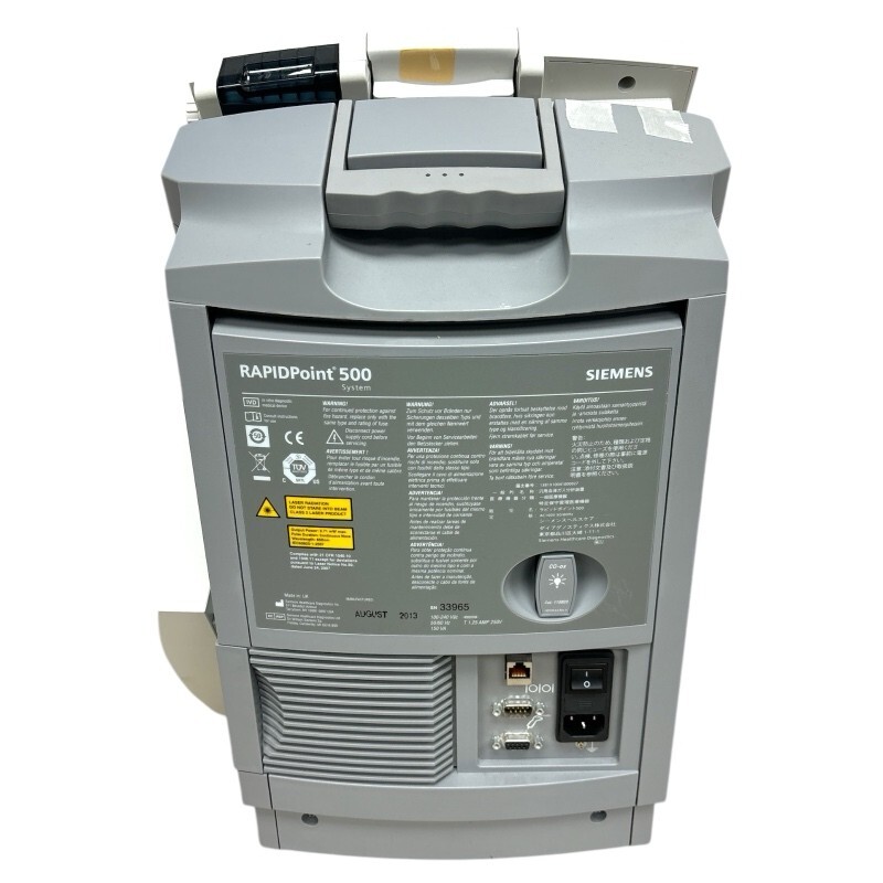 Siemens RAPIDPOINT 500 Blood Analysis System (Password)