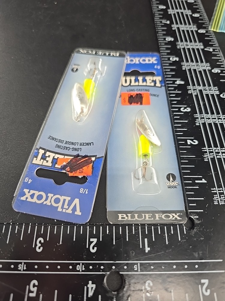 [2] Blue Fox Vibrax Bullet 1/8 OZ