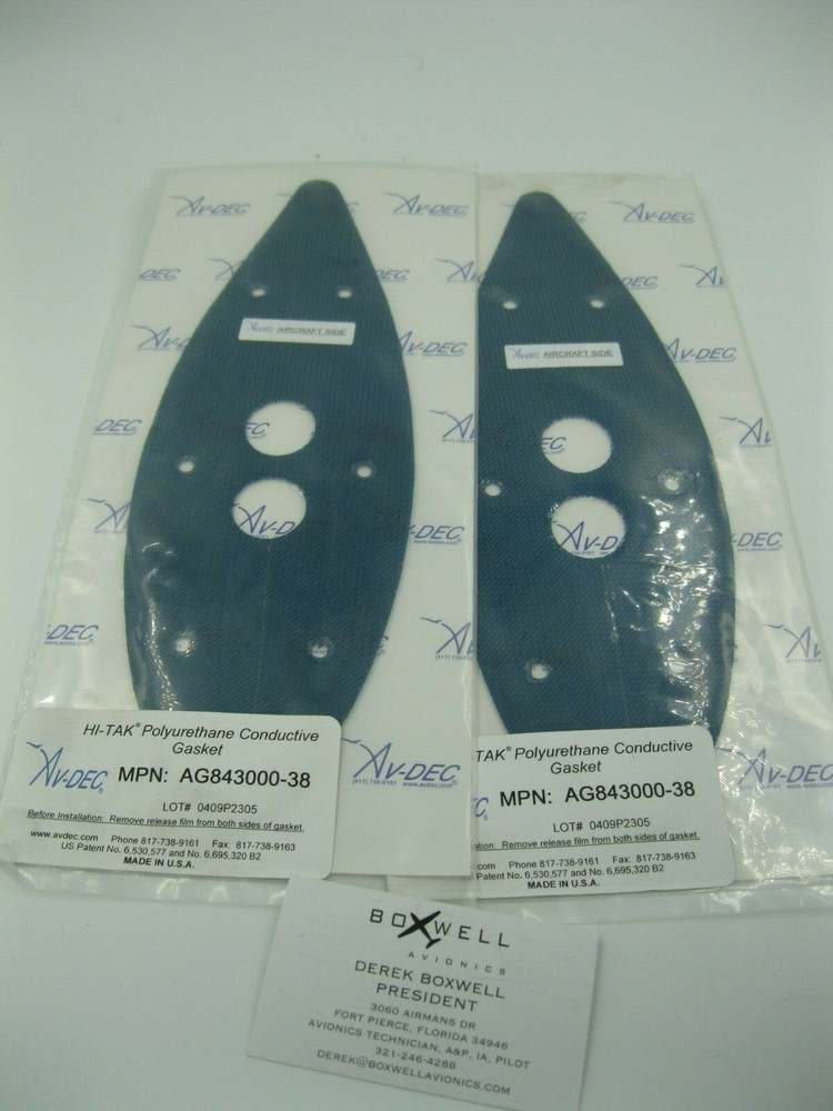 AvDec Polyurethane Conductive Gasket AG843000-38