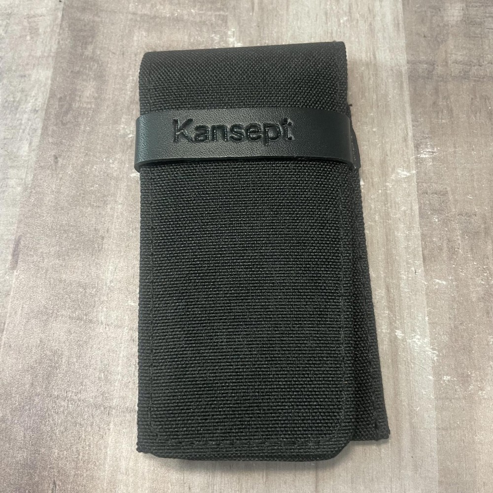 Kansept Knife Case Foldover Black EMPTY