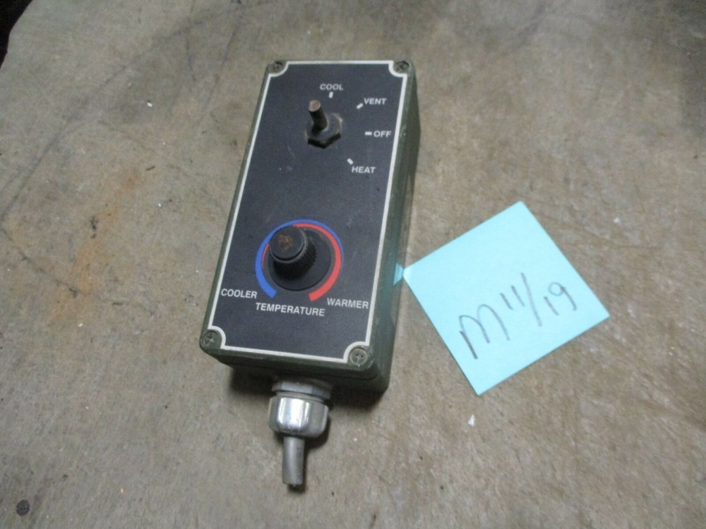 Used Heater Control, Cut Control Cable, for Military Heater