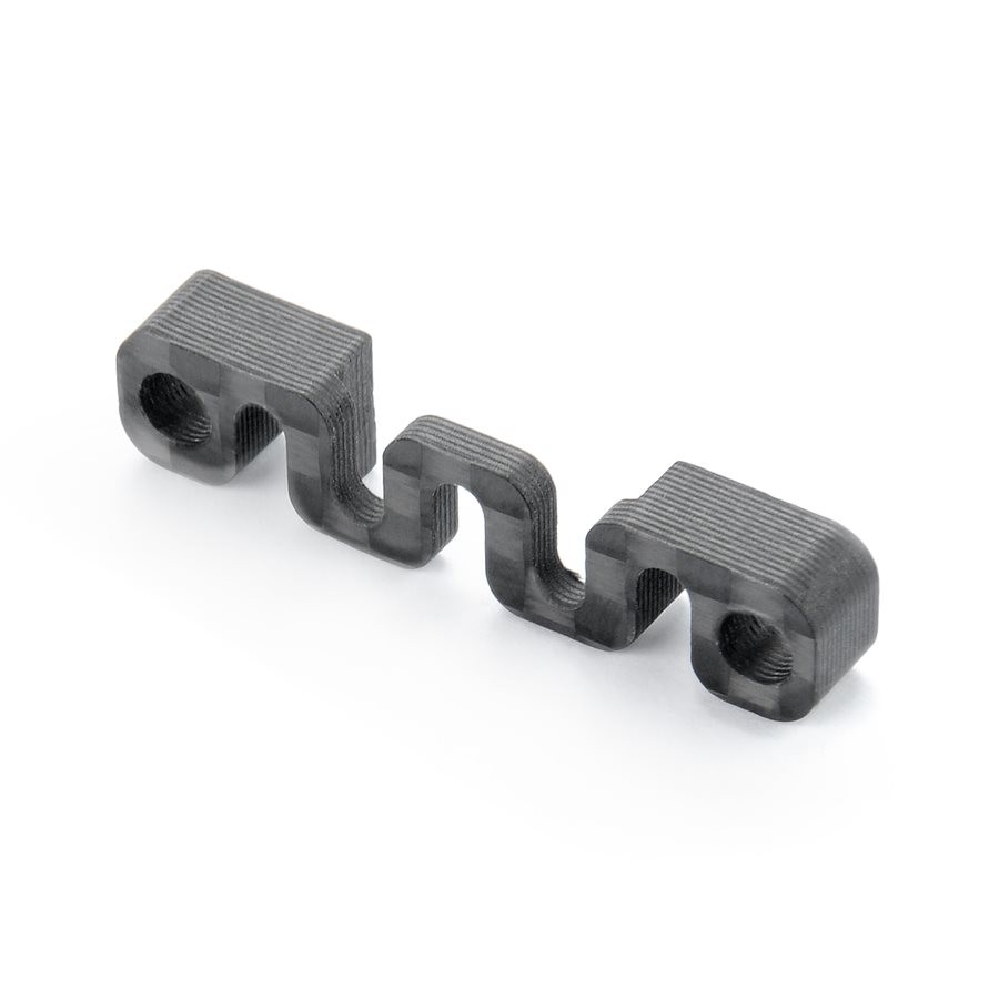 XRay 302057 - X4 Carbon Front Uni Bulkhead Brace, Wave