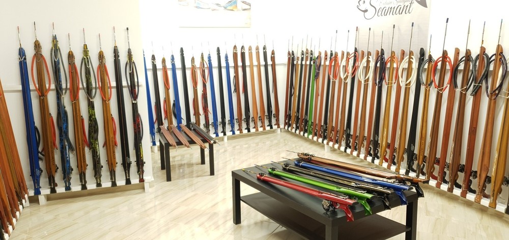 WOOD SPEARGUN OPENHEAD 110