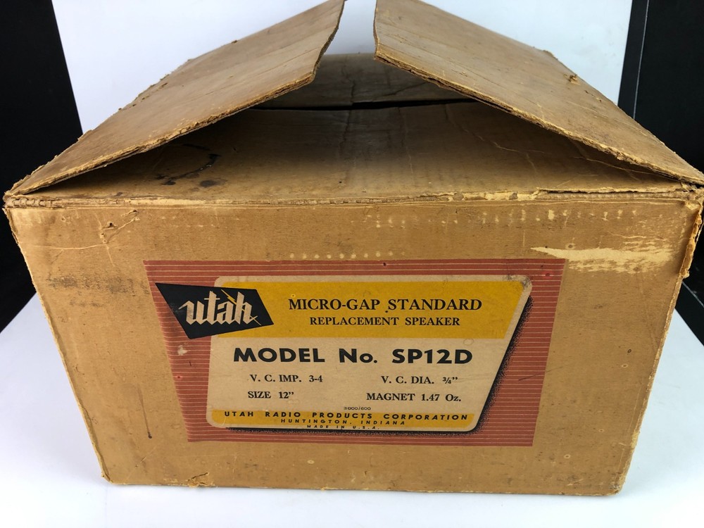 Utah Micro-Gap Standard Replacement Speaker Model SP12D 12"