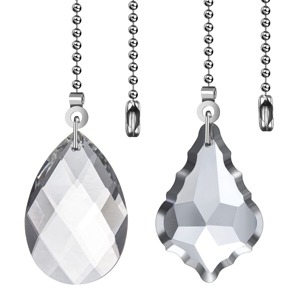 2PCS Ceiling Fan Pull Chains, Premium Fan Pull Chain