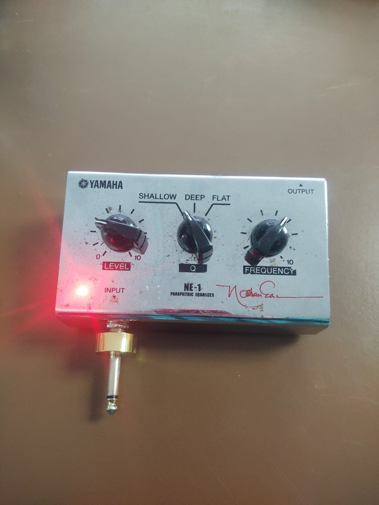 YAMAHA NE-1 Nathan East Parametric Equalizer EQ Magic Bass Effect Boost RARE