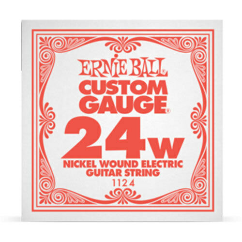 Ernie Ball Nickel Wound Single String, 24w Gauge