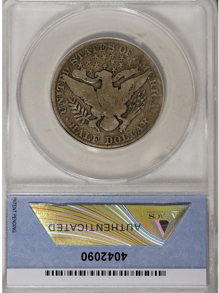 1915 BARBER HALF DOLLAR ANACS G4