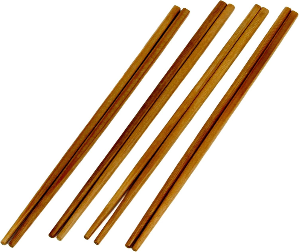 Select Bamboo Chopsticks 4 Piece Set, Natural