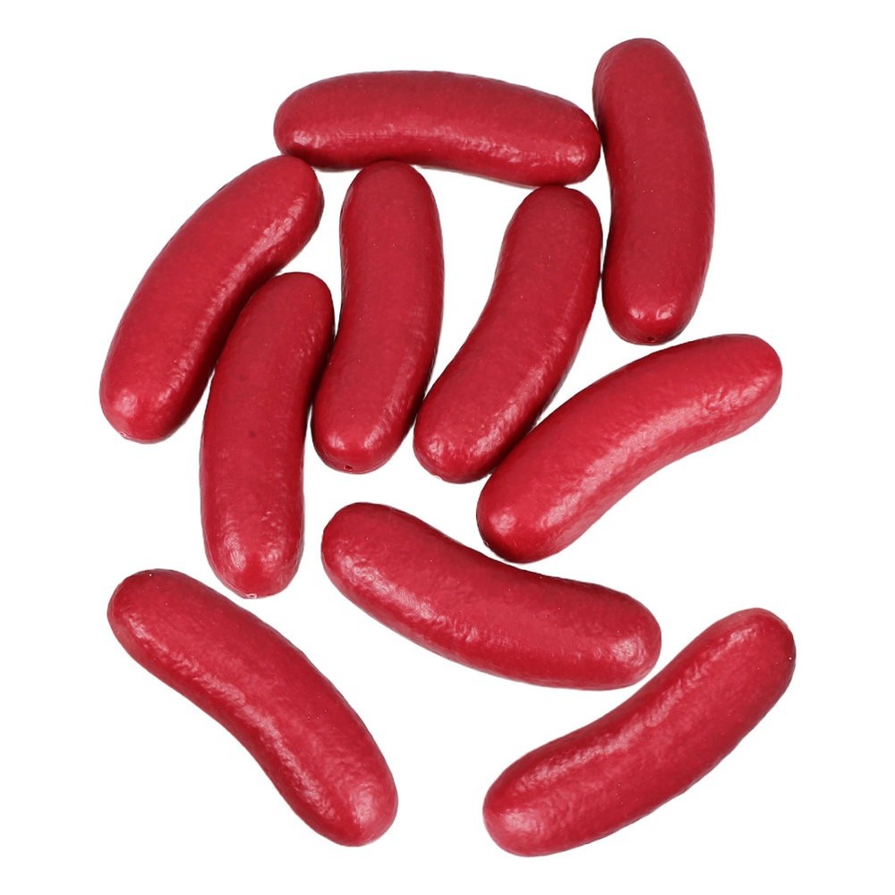 20 Pcs Plastic Artificial Food Props Realistic Sausage Simulation Display Decor