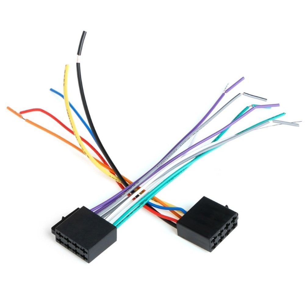 Top Notch Car Stereo Wiring Cable Adapter with Specific Function Labels