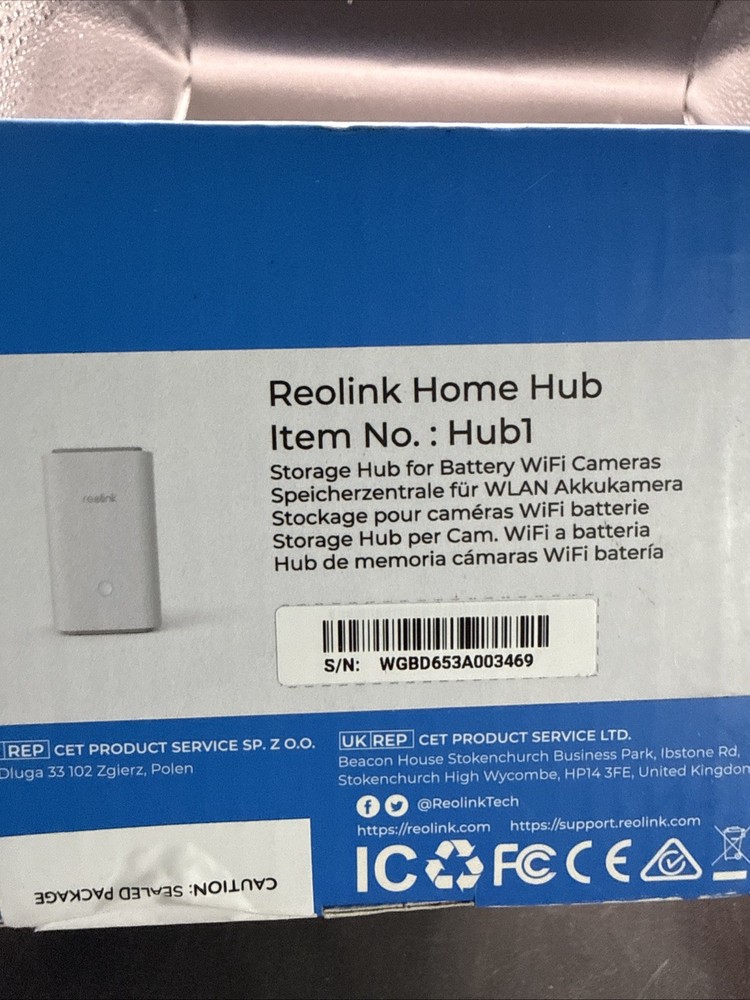 Reolink Home Hub Item No: Hub 1