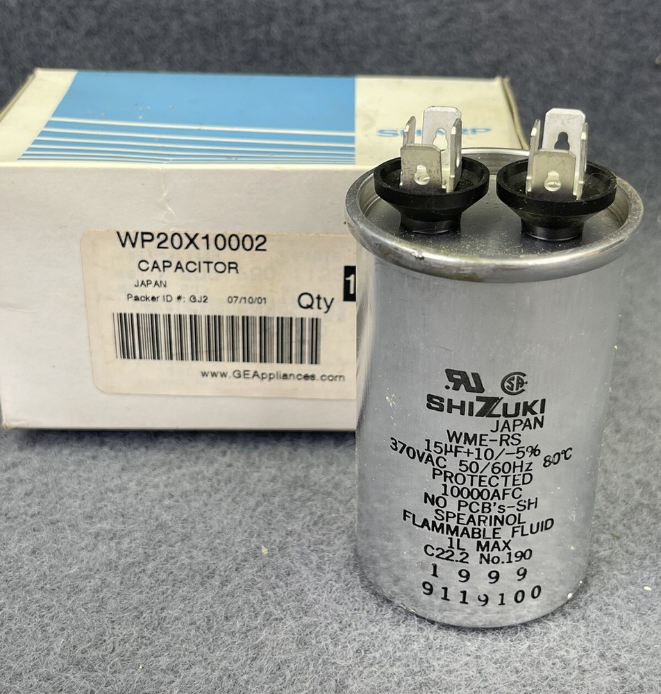 SHARP WP20X10002 GE RUNNING CAPACITOR      FREE SHIPPING!!!!!