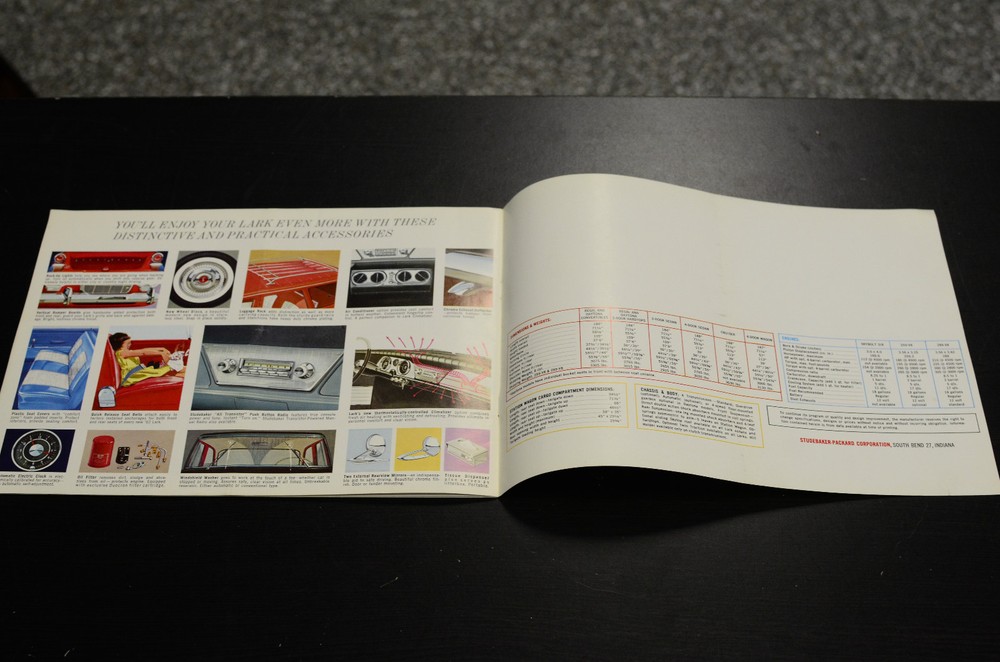 '62 Lark Studebaker Sales Literature Book