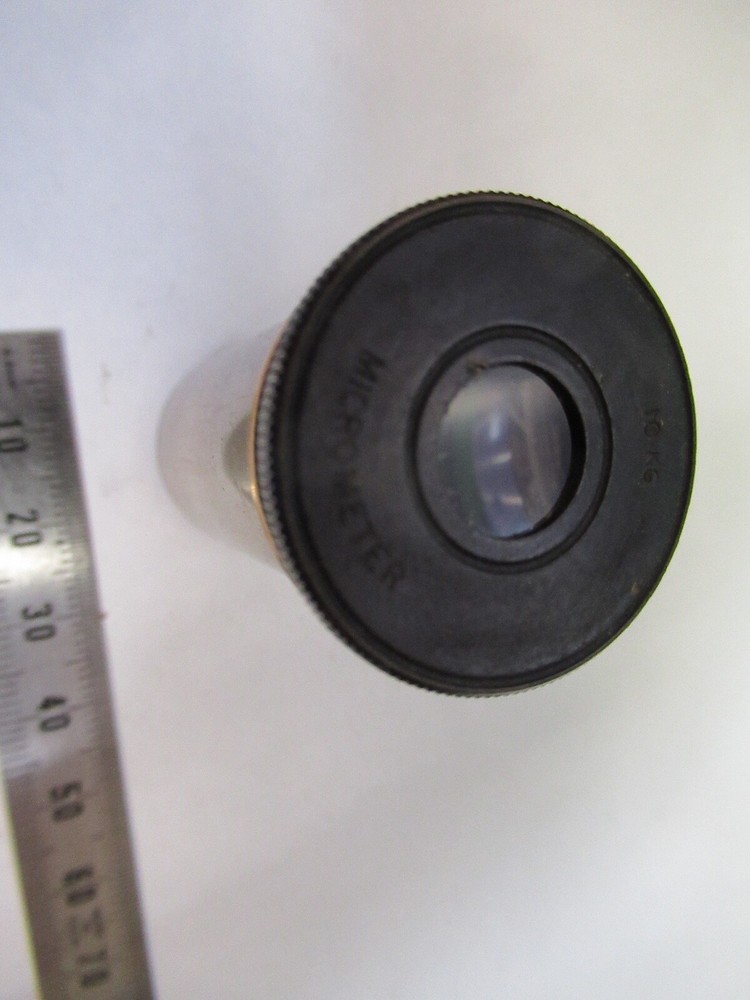 ANTIQUE EYEPIECE OCULAR unknown maker MICROSCOPE PART F8-B-20