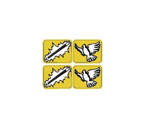 Bally Mystic Pinball Machine Spinner Decal Set