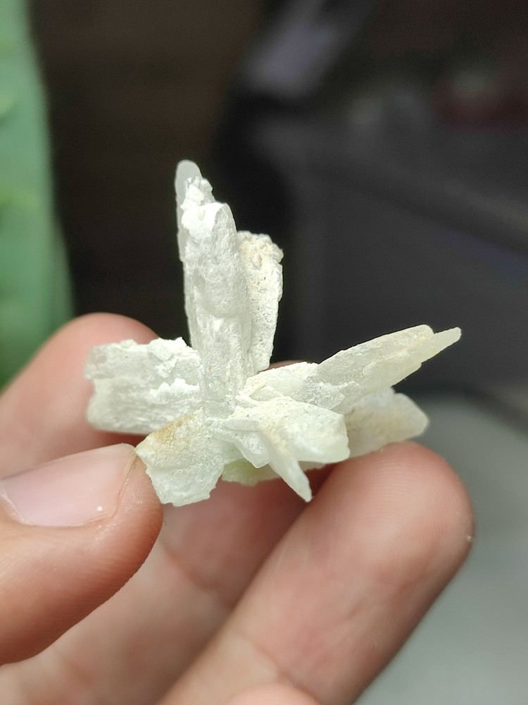 Calcite With Prehnite Nice Color & Termination-Afg.