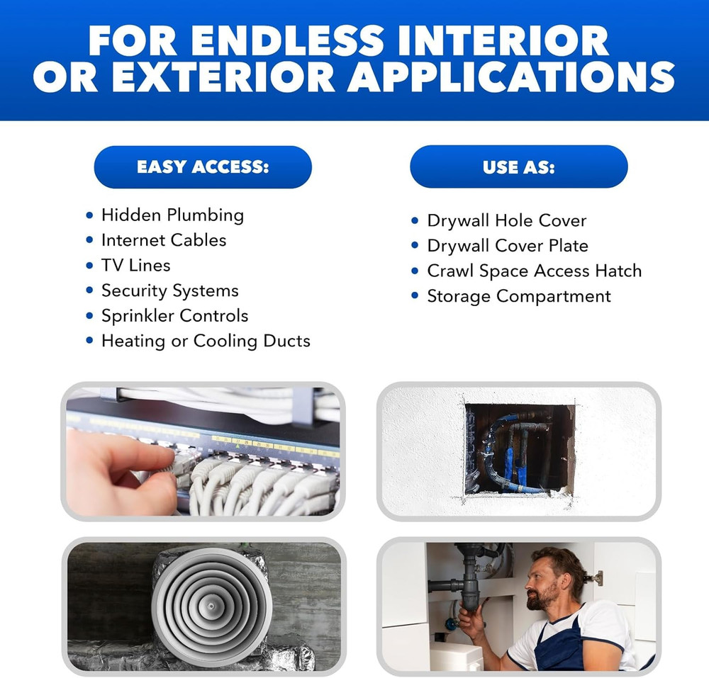 Welded Steel Ceiling Access Panel 20"x20" for Plumbing & Electrical Access