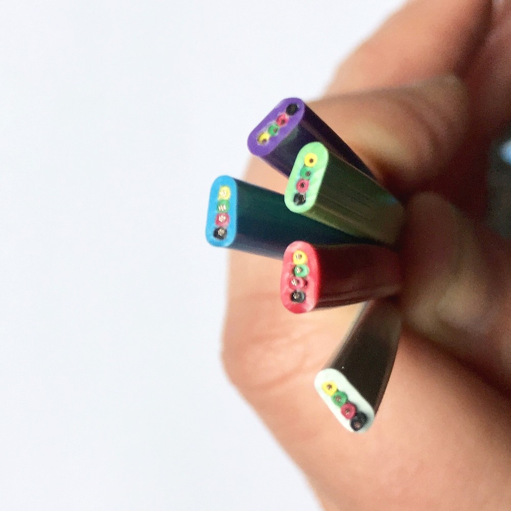 NEW 4 Conductor, 7/36tc Flat Cable - BLUE