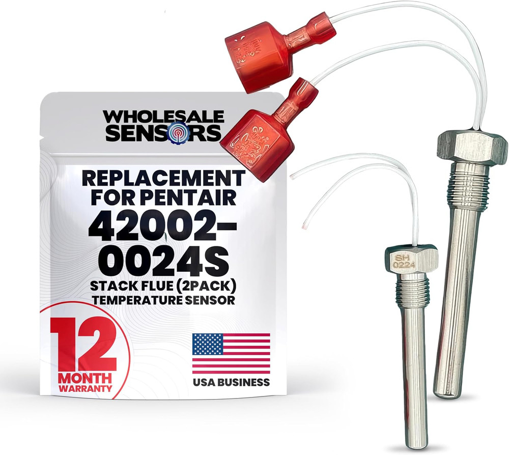 Replacement Pentair 42002-0024S Stack Flue Sensor (2-Pack)