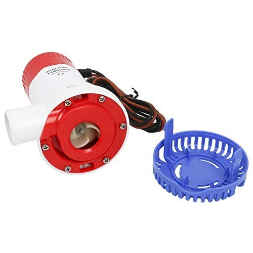 Submersible Bilge Pump with Float Switch 1500GPH 12V Marine