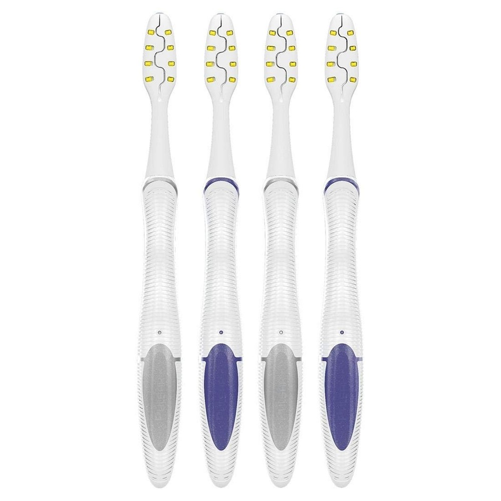 Oral-B Pulsar Vibrating Bristles Toothbrush, Medium, 4 Pack