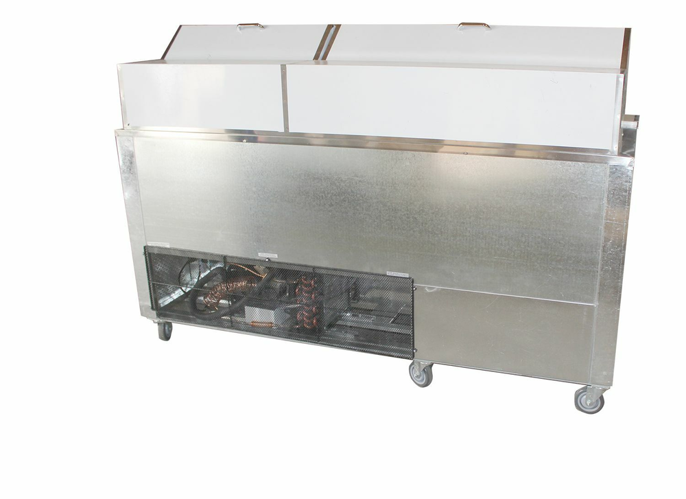 Cooltech 3-Door Refrigerated Sandwich Prep Table 72"