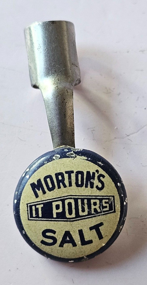Antique Morton Salt Pencil Topper