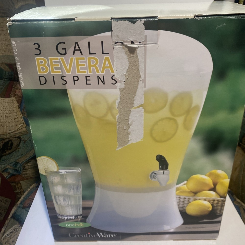 CreativeWare 3-Gallon (11 Liter) Unbreakable Beverage Dispenser