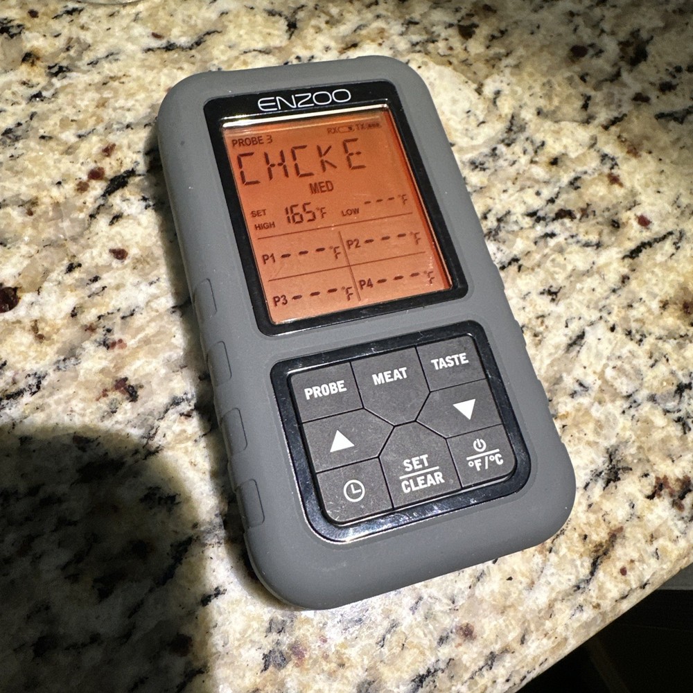 ENZOO WIRELESS FOOD THERMOMETER IN SILICONE PROTECTIVE