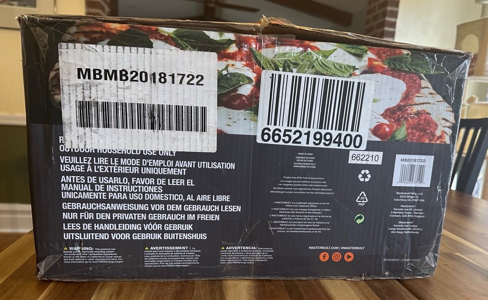 Masterbuilt Gravity Series Outdoor Pizza Oven Accessory