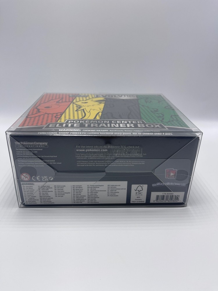 10 Pack SCRATCH & UV RESISTANT .50mm Box Protector Fit Pokemon Elite Trainer Box