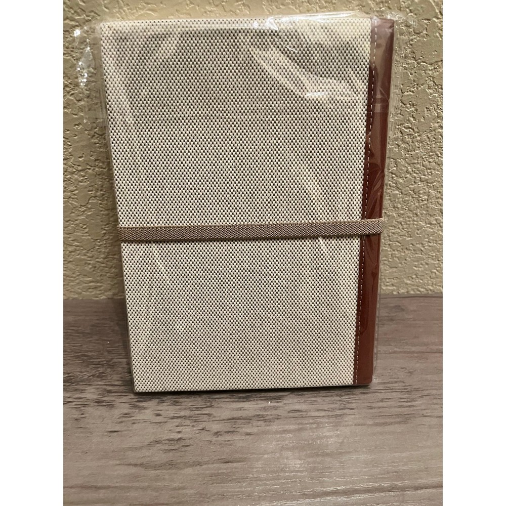 Miu Miu Canvas Notebook with Leather Strap – Brand New Authentic
