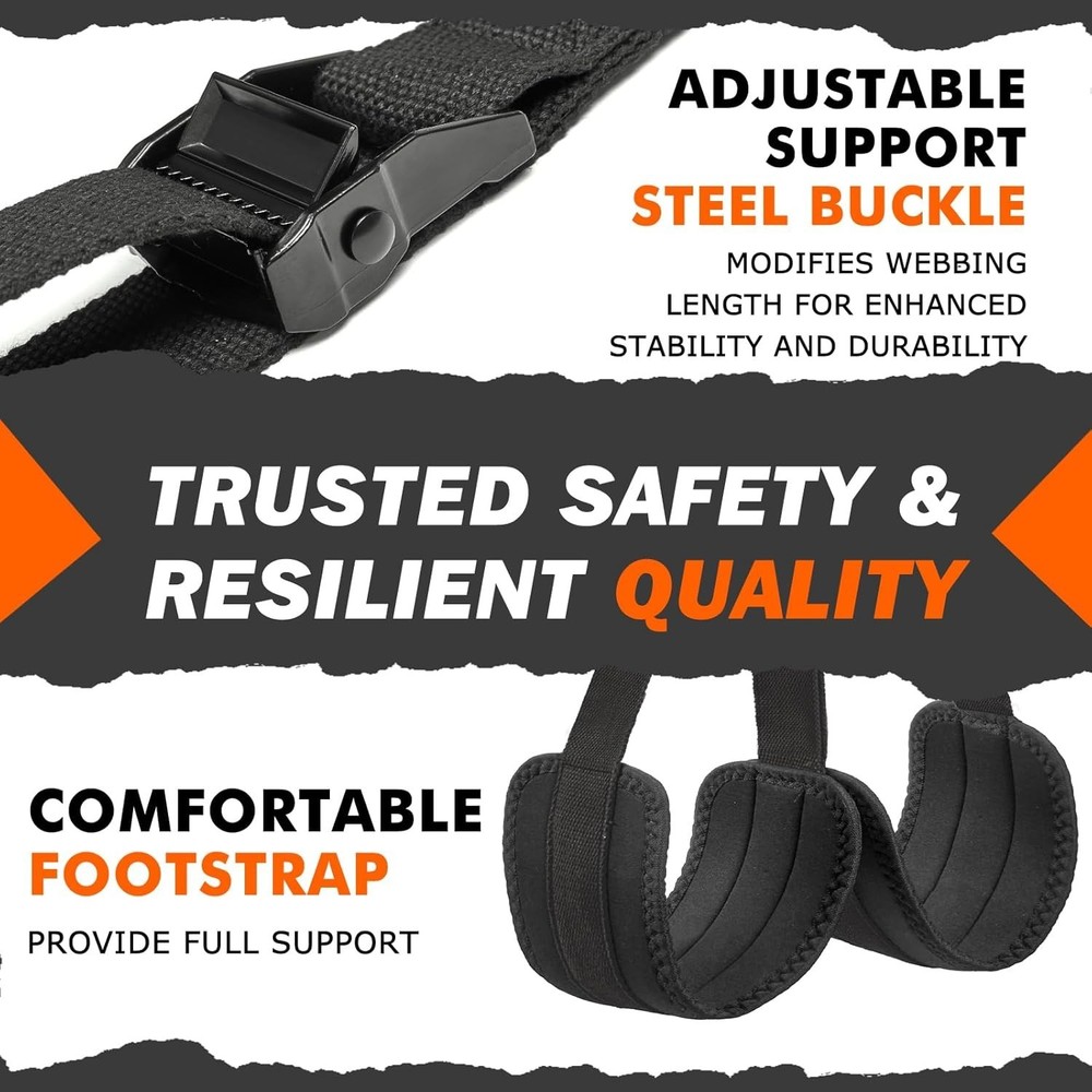Pull Up Assistance Bands 50-350lbs, Heavy Duty Pull Up Workout Band with Feet...
