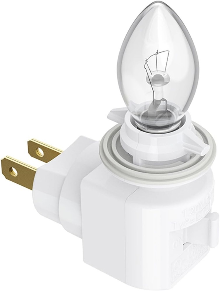 Plug in Night Light, Adjustable E12 Base Socket with On/Off Switch for Making...