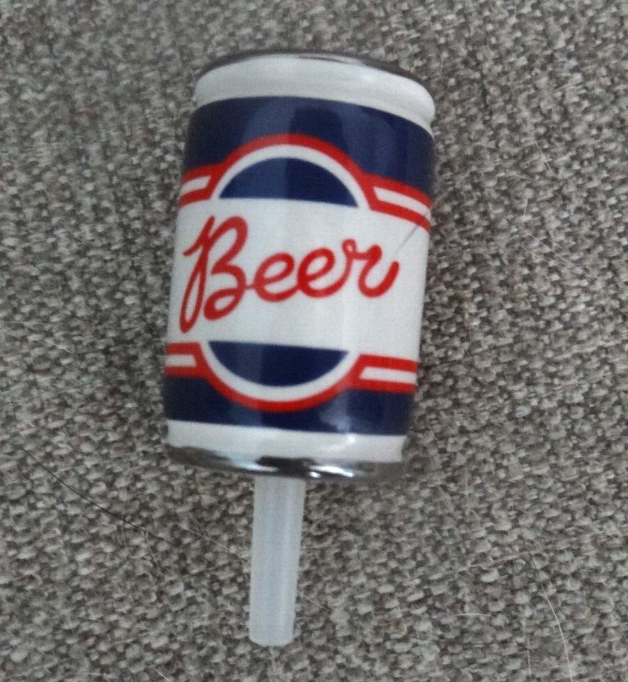 EUC NORA FLEMING MINI #A199 -- BEER CAN w/NF INITIALS