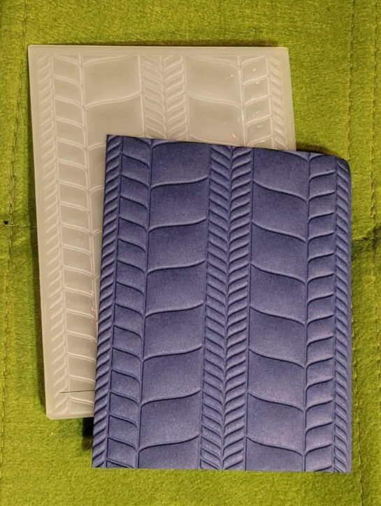 Stampin' Up! MODERN HERRINGBONE 3D Embossing Folder
