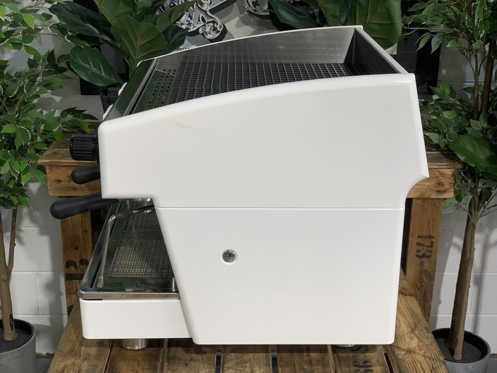 WEGA ATLAS COMPACT EVD 2 GROUP WHITE ESPRESSO COFFEE MACHINE