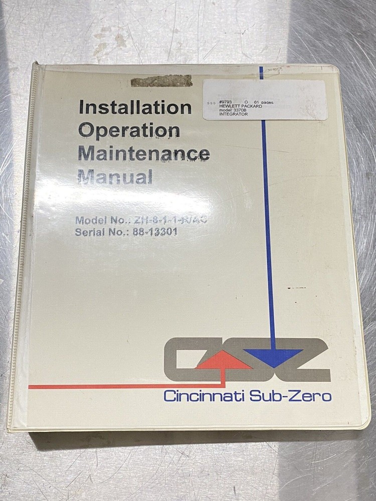 Hewlett Packard HP 3370B Integrators - Users Guide / Manual / Instructions