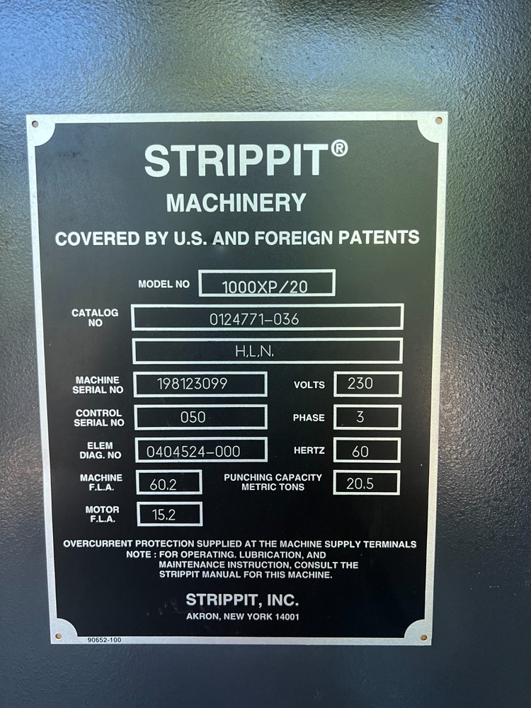 Strippit LVD turret XP1000