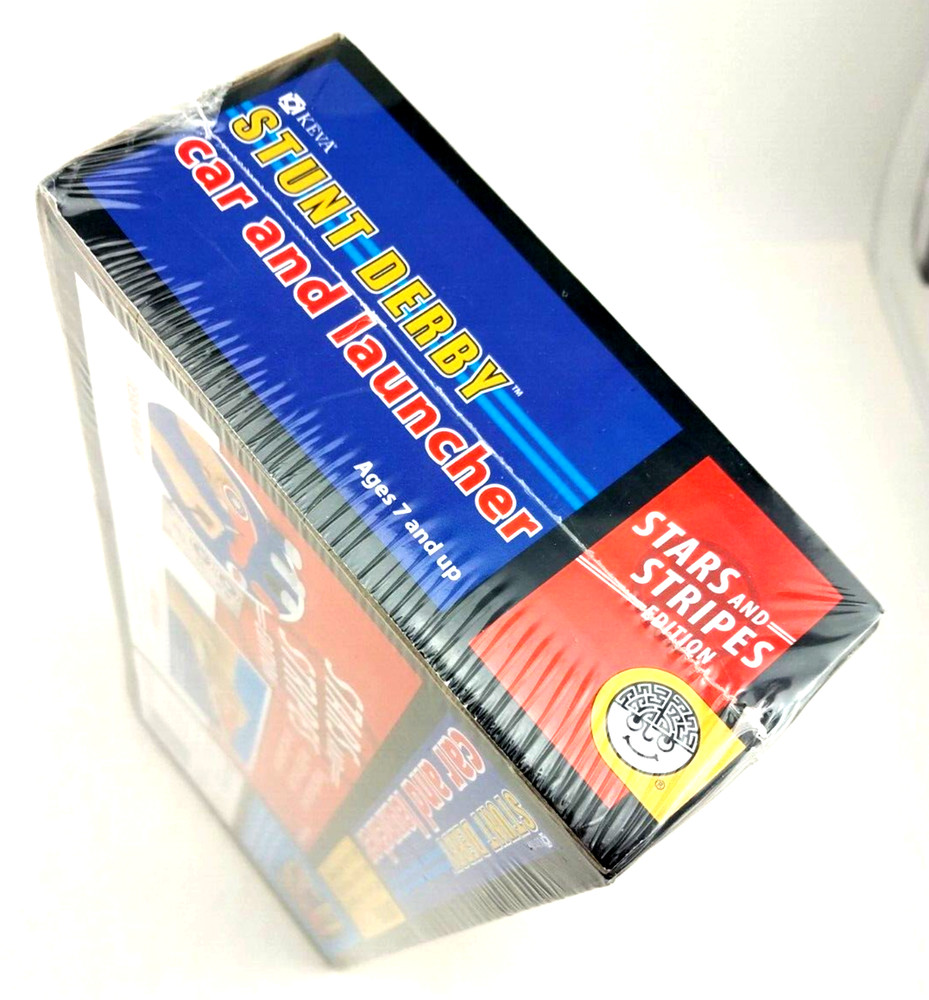 KEVA Stunt Derby Extra Car & Launcher Set : by MindWare - New!