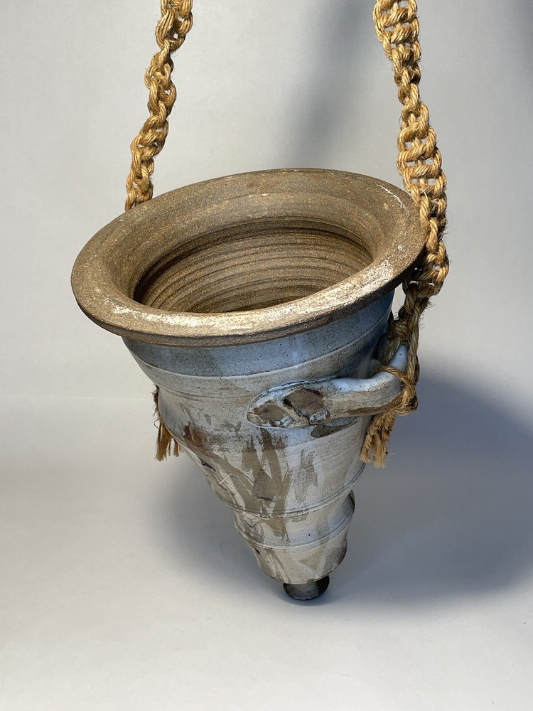 Studio Pottery Hanging Planter