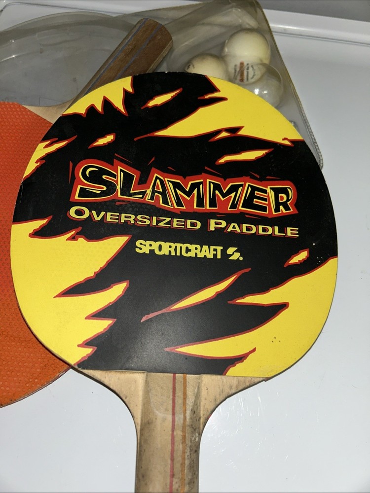Slammer Oversized DP Table Tennis Racket Two Sided - Two Rackets, Ping Pong.