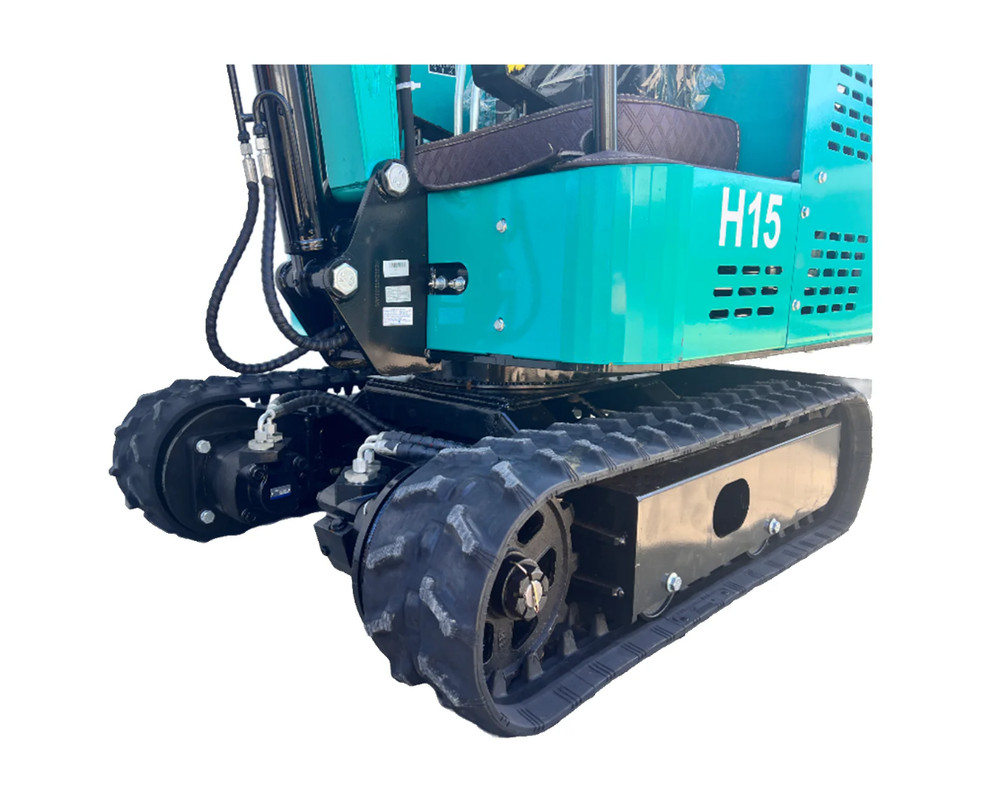 AGT Mini Excavator Digger Pilot Control System 13.5 HP Gas Engine Rubber Track