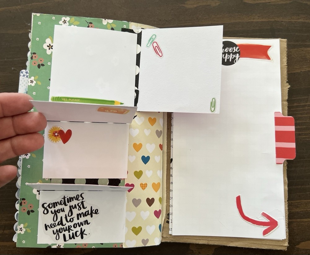 Handmade Starbucks Junk Journal Paper Bag Scrapbook