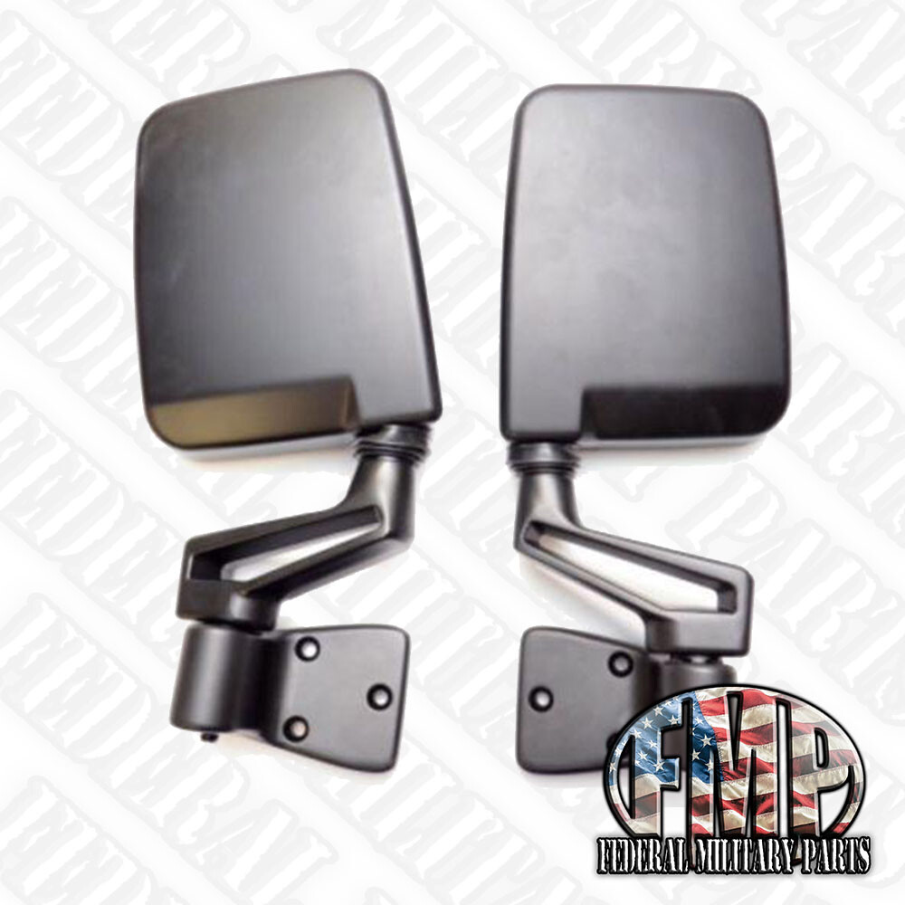 Pair Side Mirrors - Fits all HUMVEE Models M998 M1038 M1025 M1043 M1045