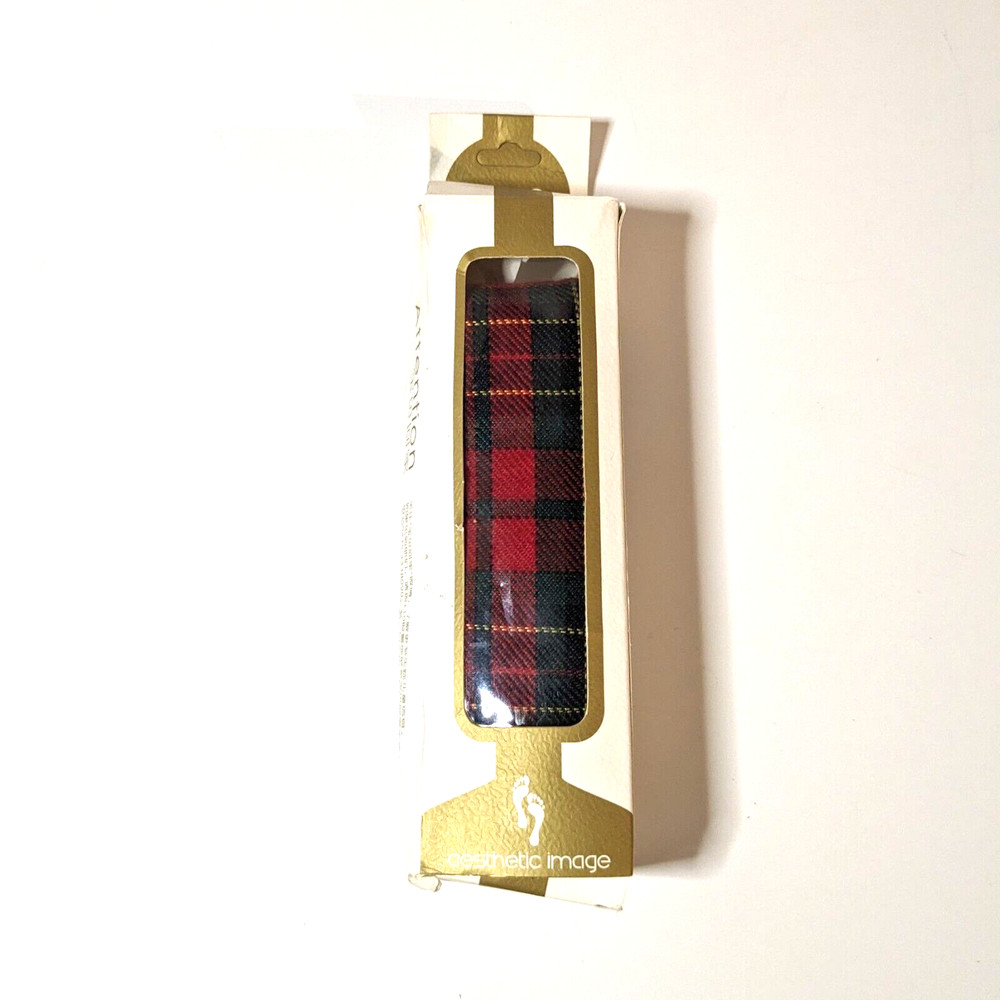 Red Plaid Camera Strap Adjustable Comfortable Quick Release Hiking Shoulder Gear