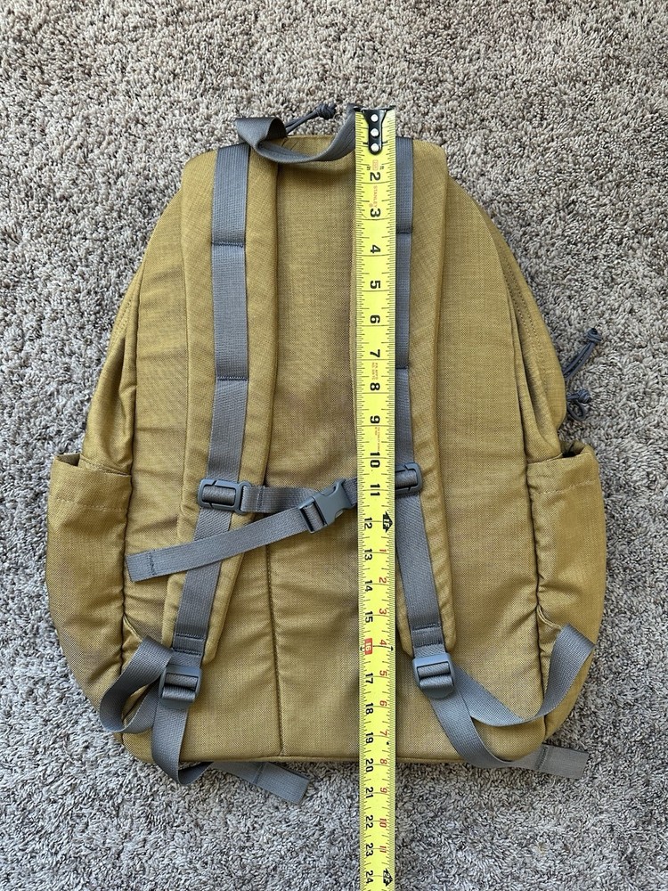 Beams Japan 2 Compartment Day Pack, Tan, New Without Tags