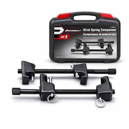 Strut Spring Compressor Kit, Remove and Install Coil Springs, Tighten 5 Piece