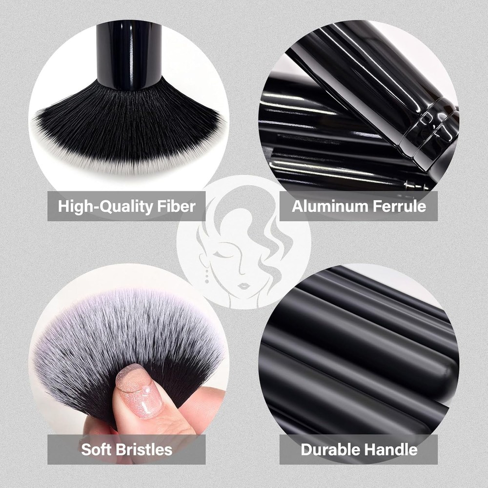 Makeup Brushes Set, Mlemle Professional 26 Pcs Makeup Kit, Include Powder Founda
